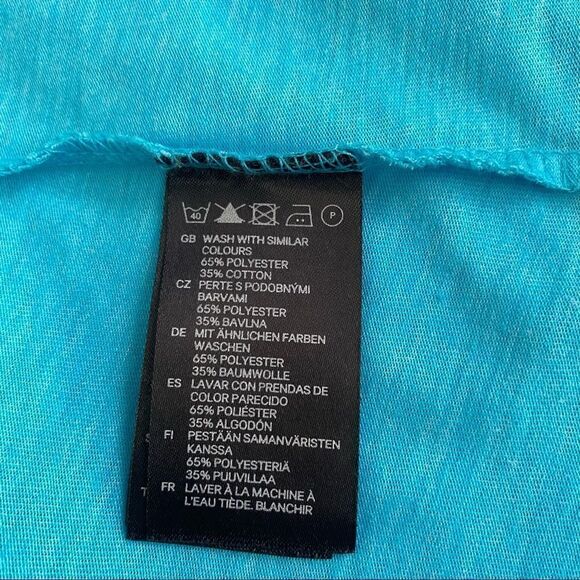 Divided | Women’s Turquoise Racerback Tank, Size 4 - Picture 7 of 8